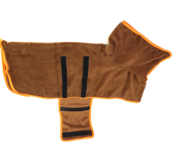 Microfiber Pet Bathrobe – Super Absorbent Coat