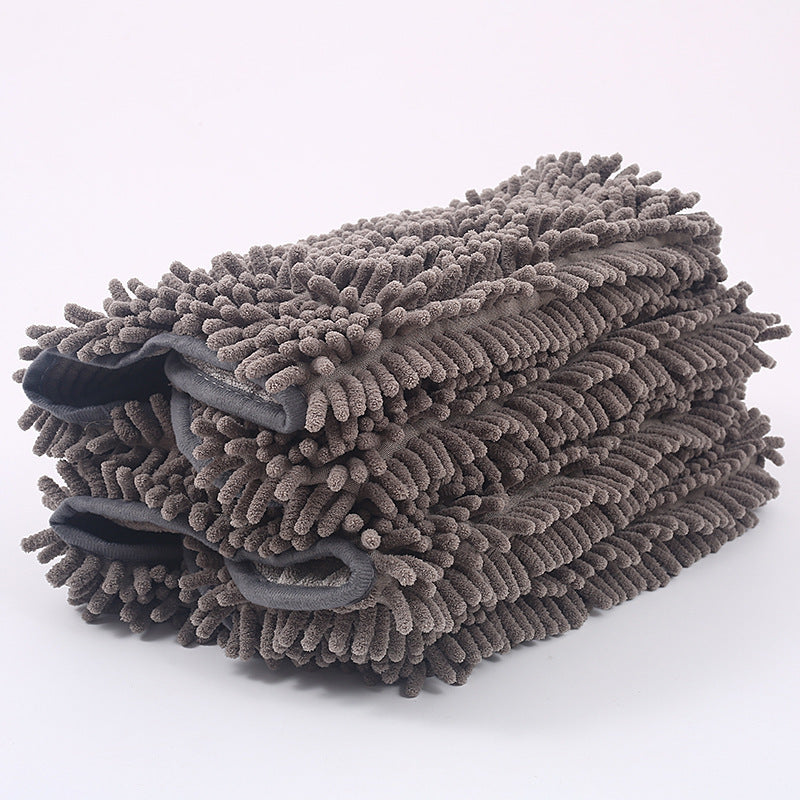 Chenille Pet Towel – Fluffy & Absorbent