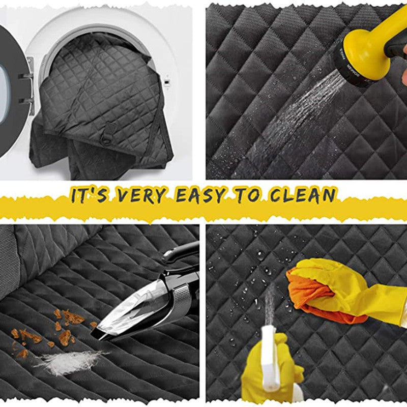 Waterproof Pet Car Seat Protector – Scratch Resistant with Mesh Window - EzPets Shop