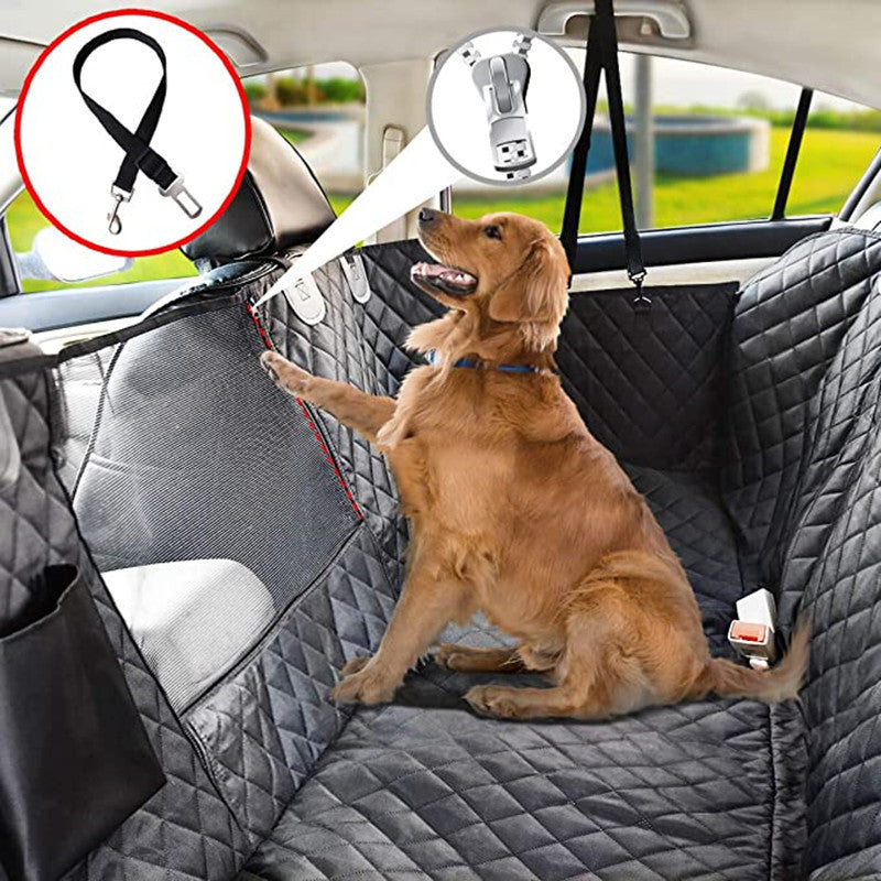 Waterproof Pet Car Seat Protector – Scratch Resistant with Mesh Window - EzPets Shop
