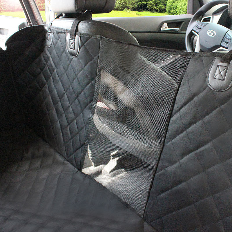Waterproof Pet Car Seat Protector – Scratch Resistant with Mesh Window - EzPets Shop