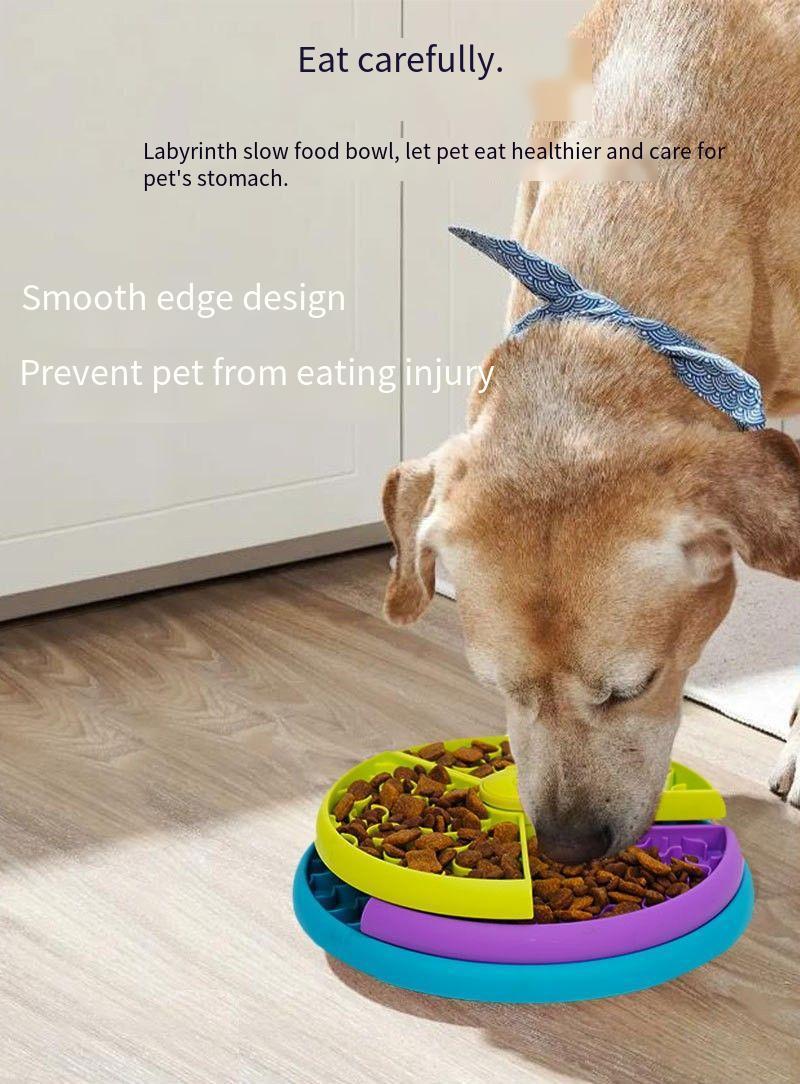Anti-Choke Puzzle Bowl for Cats & Dogs - EzPets Shop