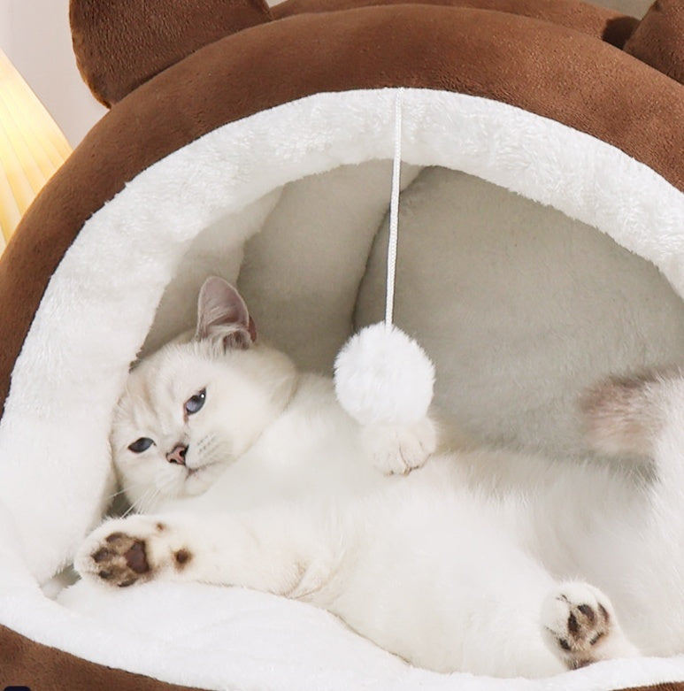 Cozy Cat Nest – Perfect for All Seasons - EzPets Shop