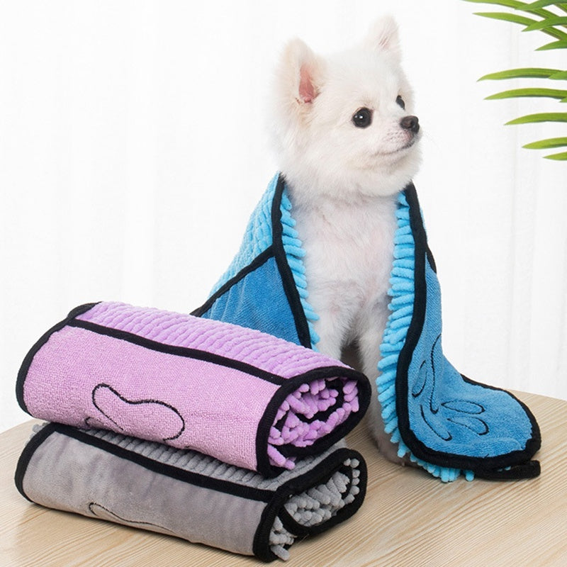 Quick-Dry Pet Towel – Bathrobe for Dogs & Cats - EzPets Shop