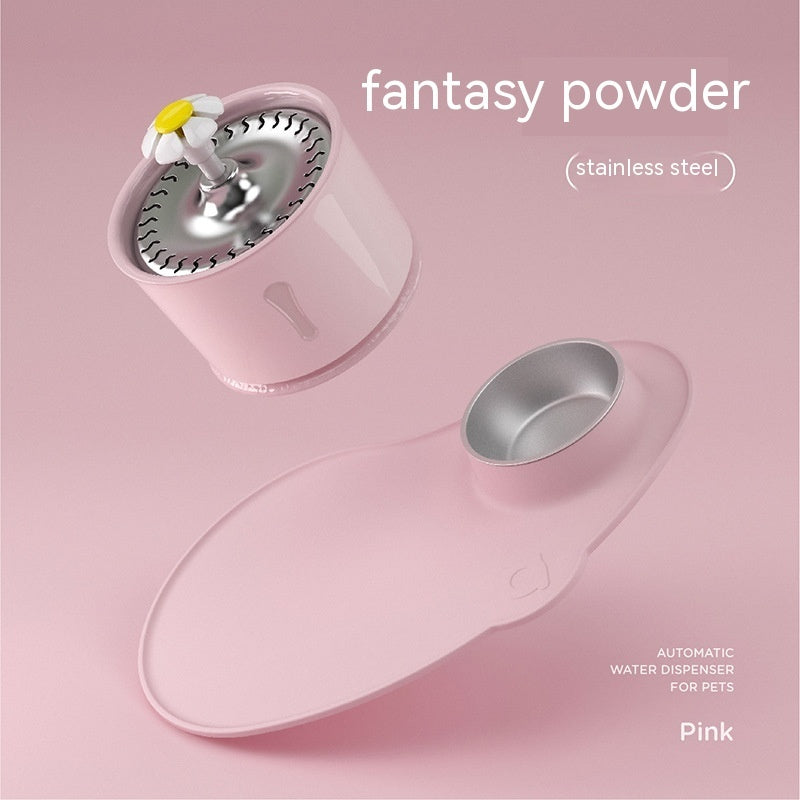 Cute Flower Pet Water Fountain - EzPets Shop