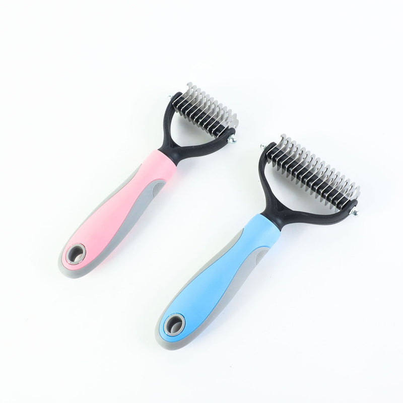 Dual-Sided Grooming Brush – Tackle Shedding with Ease
