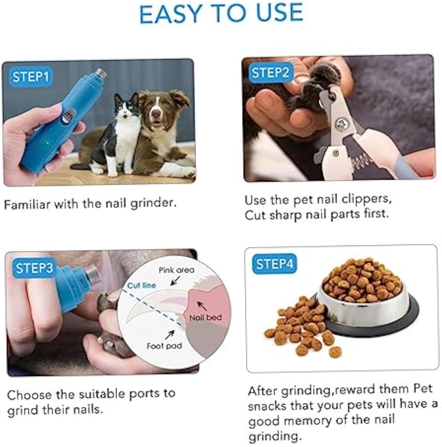 Auto Paws Grinder – Smooth Nails, No Fuss - EzPets Shop