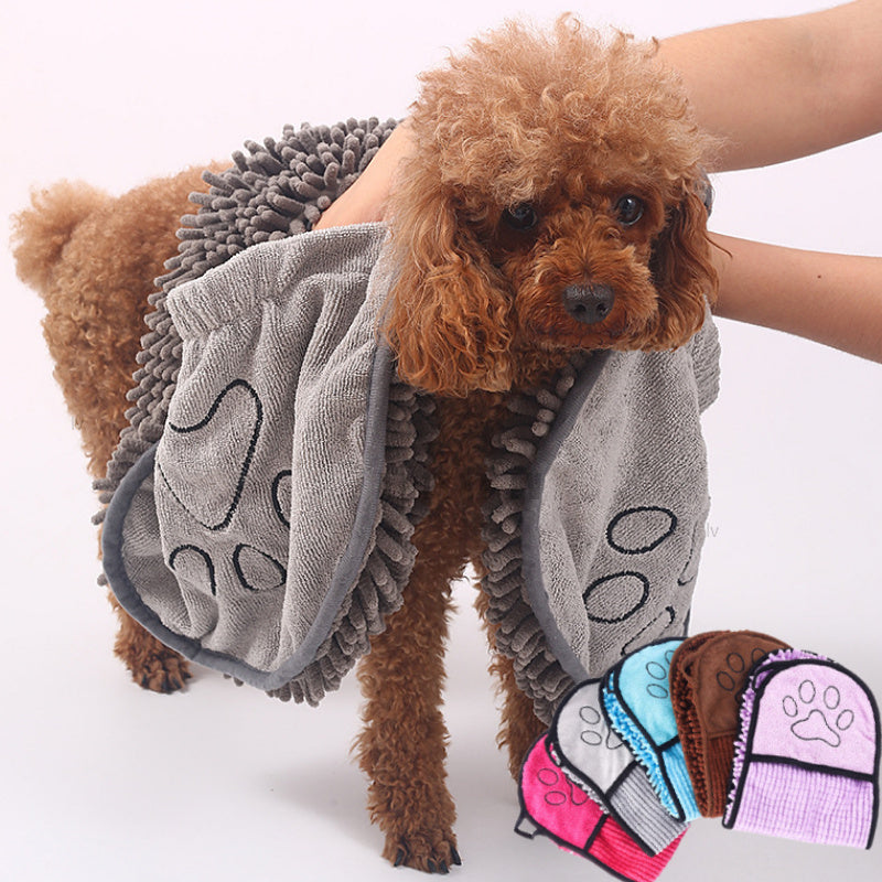 Quick-Dry Pet Towel – Bathrobe for Dogs & Cats - EzPets Shop