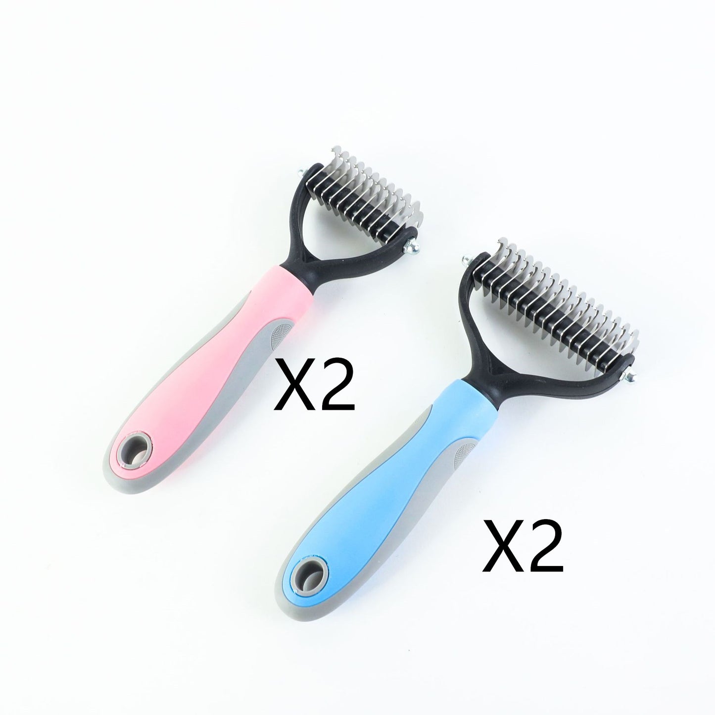 Dual-Sided Grooming Brush – Tackle Shedding with Ease - EzPets Shop