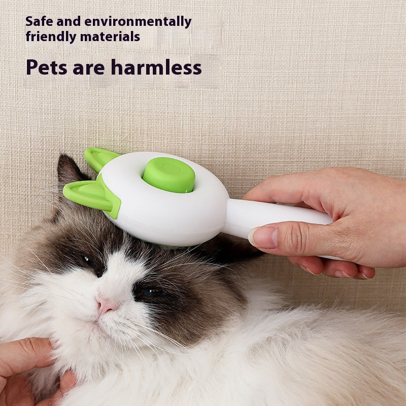Self-Cleaning Pet Brush – Groom & De-Shed Easily - EzPets Shop