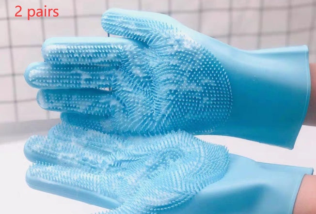 Silicone Grooming Glove – Brush & Massage Pets Easily - EzPets Shop