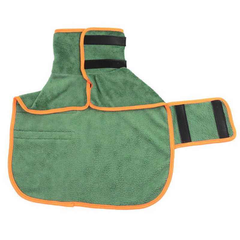 Microfiber Pet Bathrobe – Super Absorbent Coat - EzPets Shop