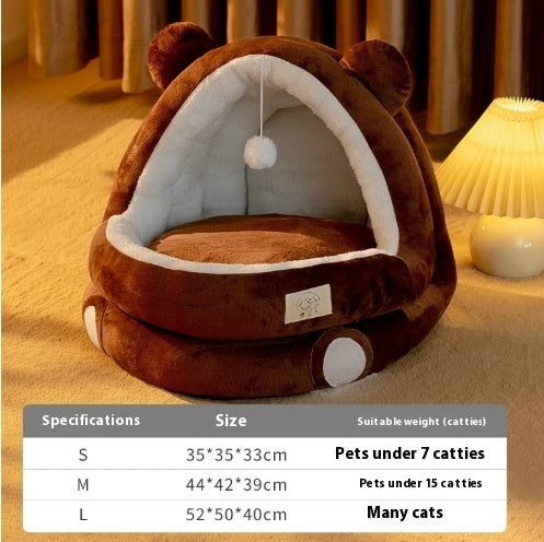 Cozy Cat Nest – Perfect for All Seasons - EzPets Shop