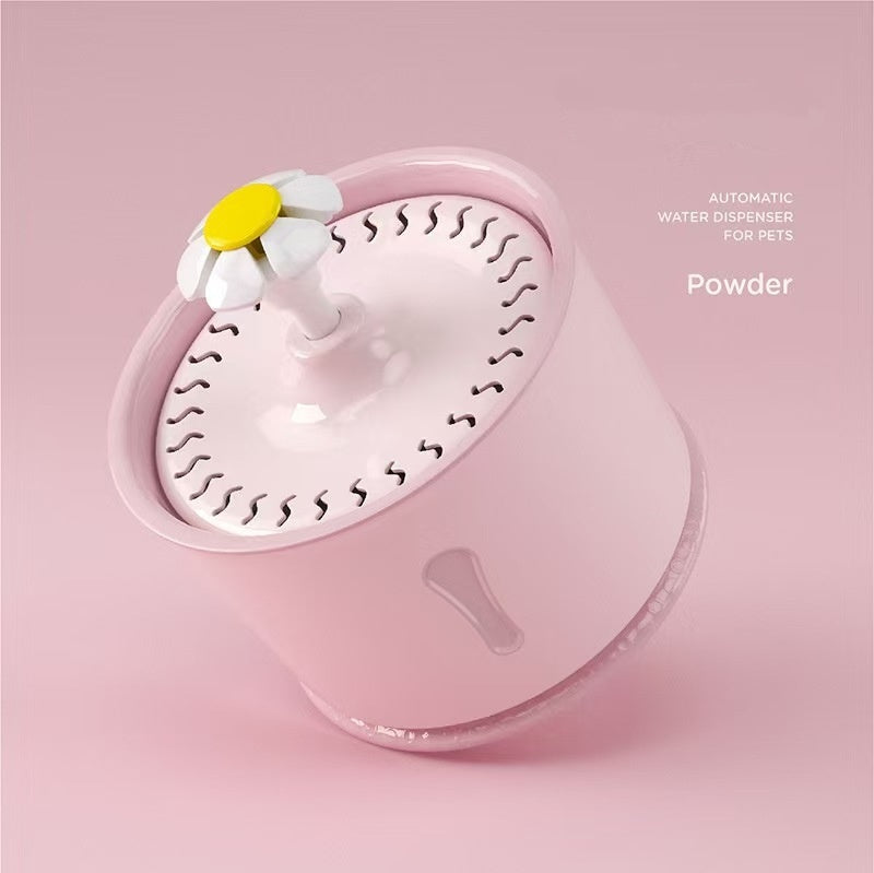 Cute Flower Pet Water Fountain - EzPets Shop