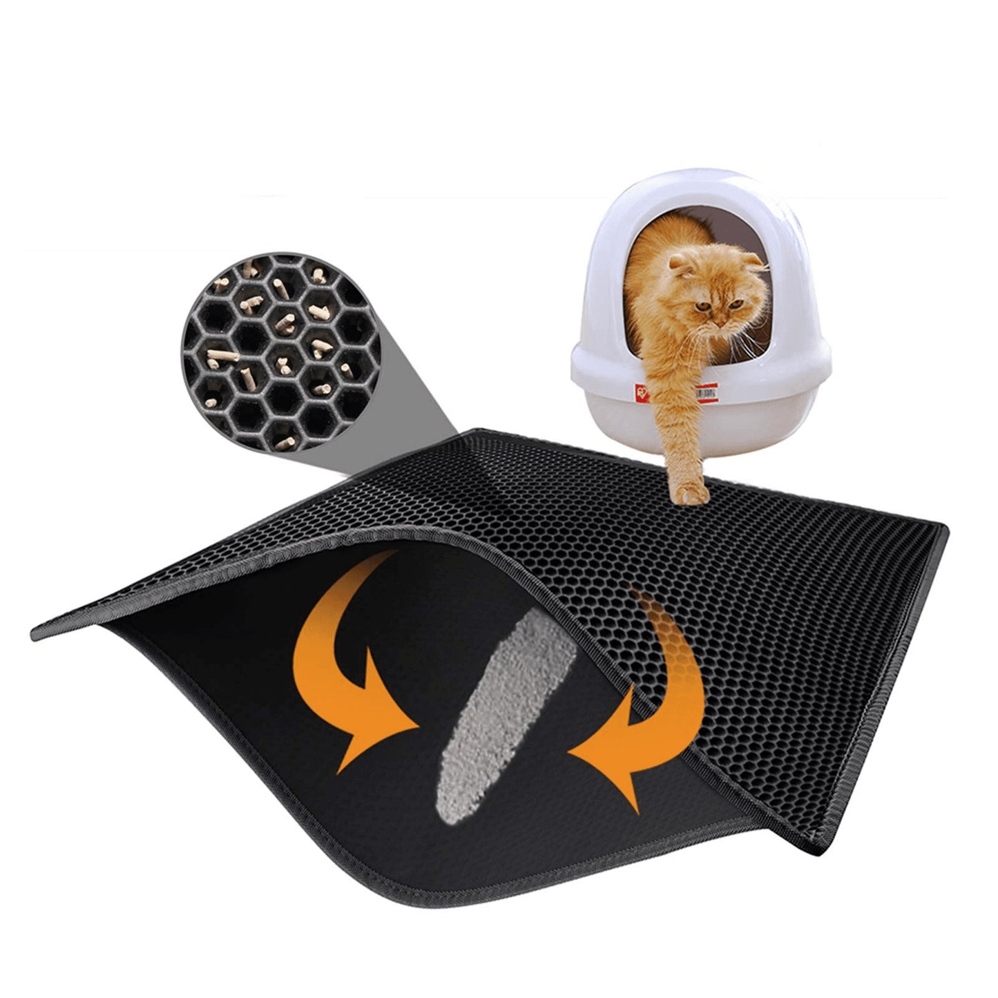 Honeycomb Cat Mat Traps Every Bit - EzPets Shop