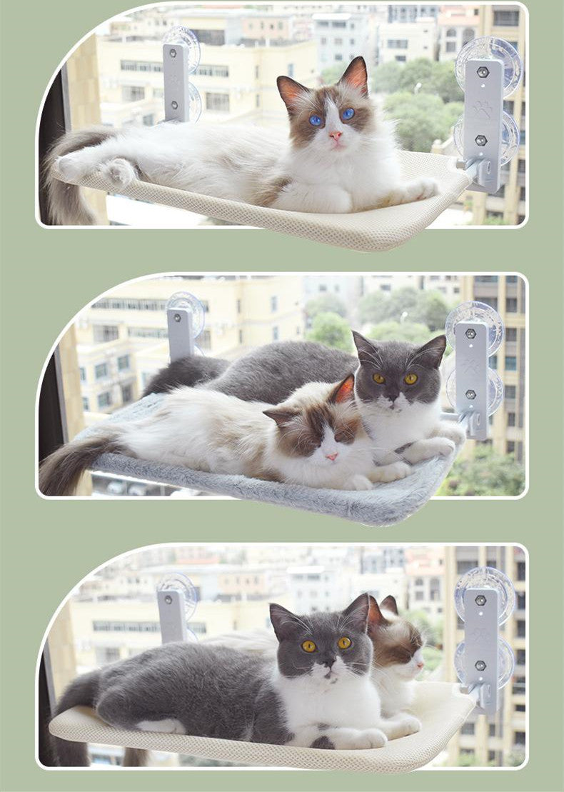 Cat Window Hammock – Strong Suction, Cozy View - EzPets Shop