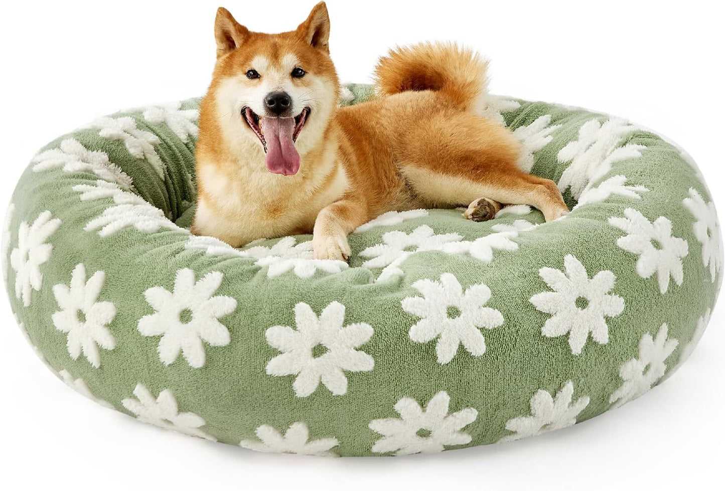 Cozy Donut Cat Bed with Anti-Slip Bottom & Plush Lining - EzPets Shop