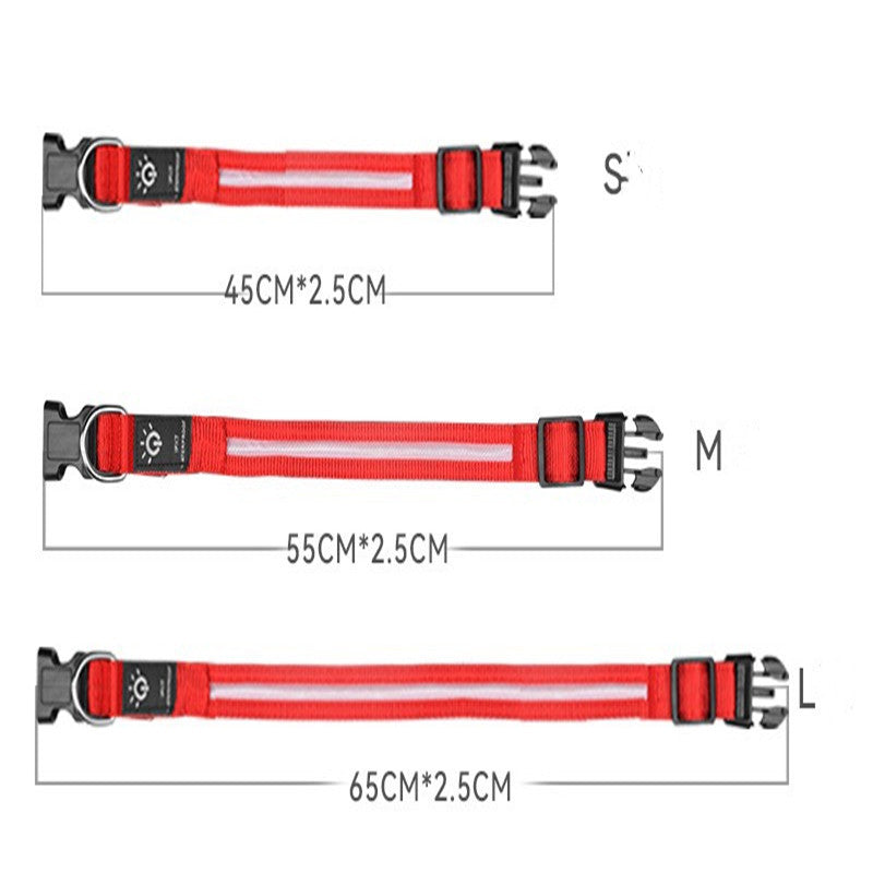 Waterproof LED Pet Collar – Night Safety Glow - EzPets Shop