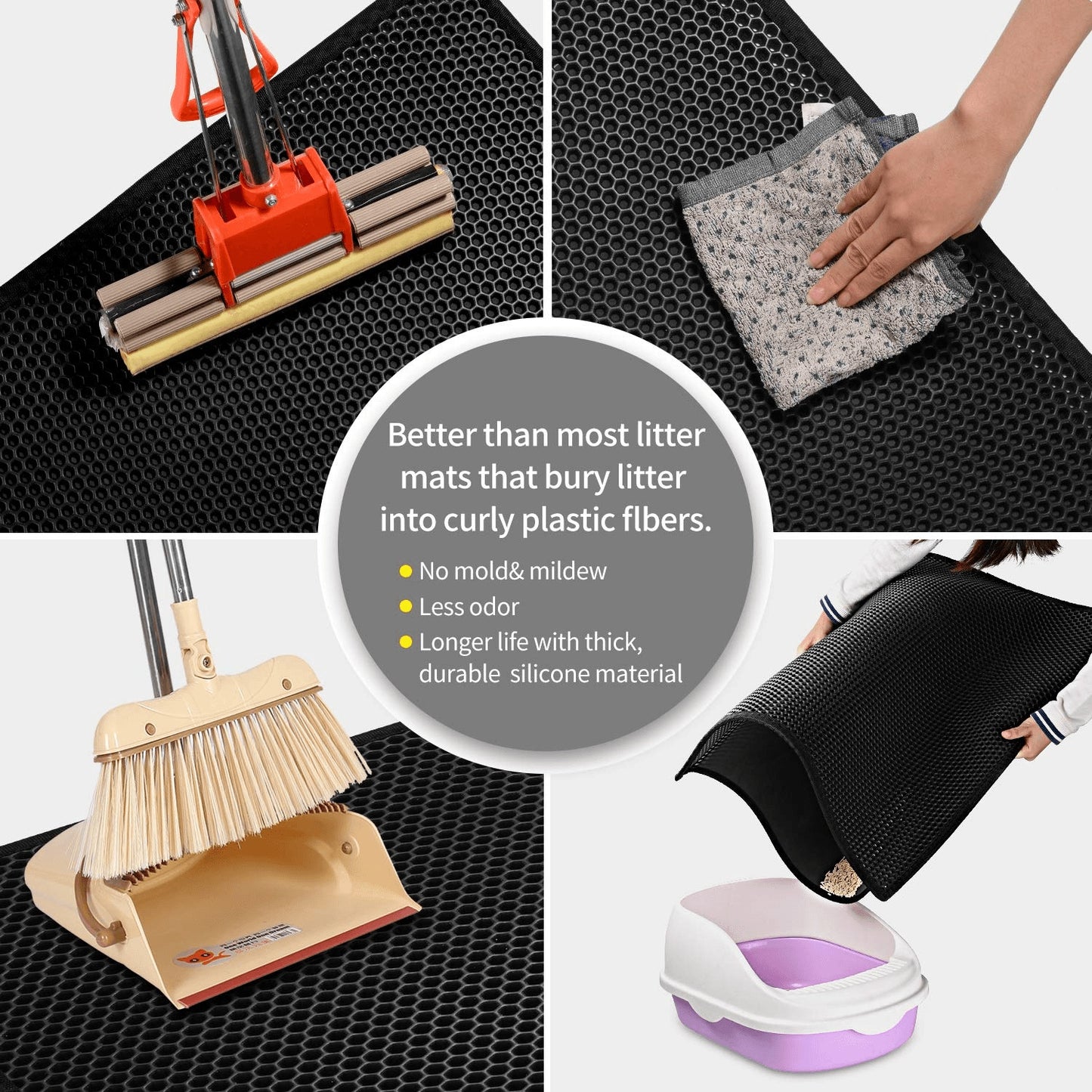 Honeycomb Cat Mat Traps Every Bit - EzPets Shop