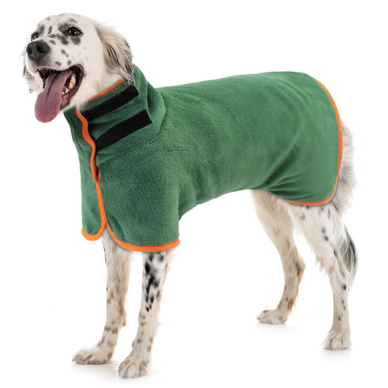 Microfiber Pet Bathrobe – Super Absorbent Coat