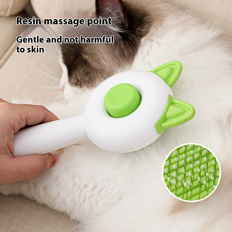 Self-Cleaning Pet Brush – Groom & De-Shed Easily - EzPets Shop