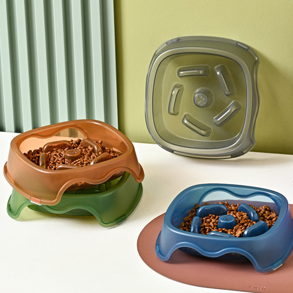 Anti-Choke Bowl for Calm, Safe Pet Mealtimes - EzPets Shop