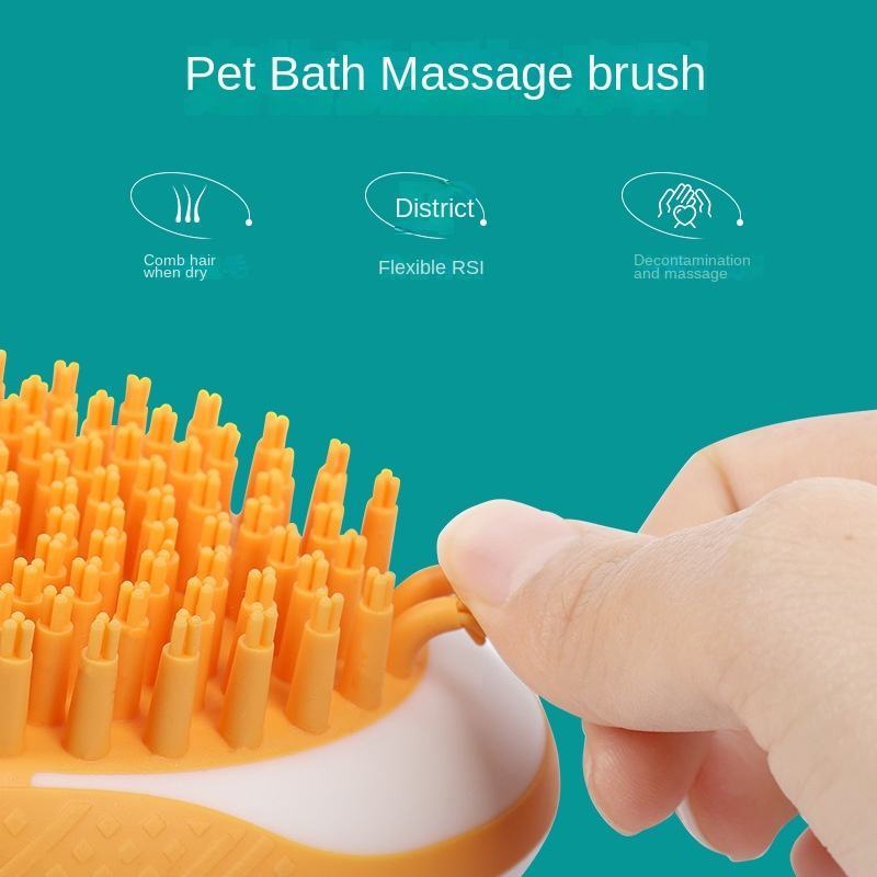 2-in-1 Pet Bath & Massage Brush - EzPets Shop
