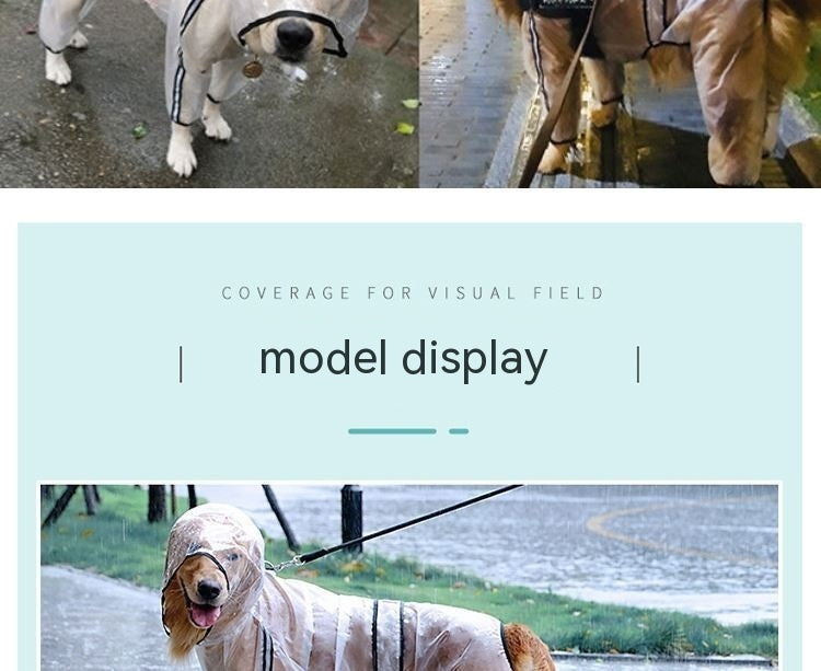 Big Dog Raincoat – Built for Rainy Adventures - EzPets Shop