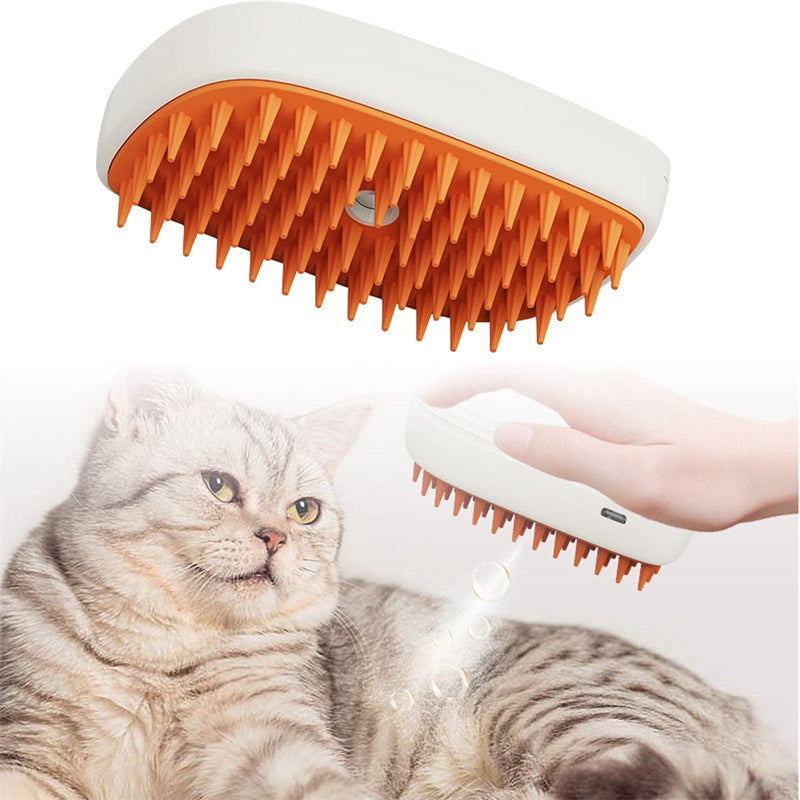 Steam Grooming Brush – Detangle, Relax, Recharge - EzPets Shop