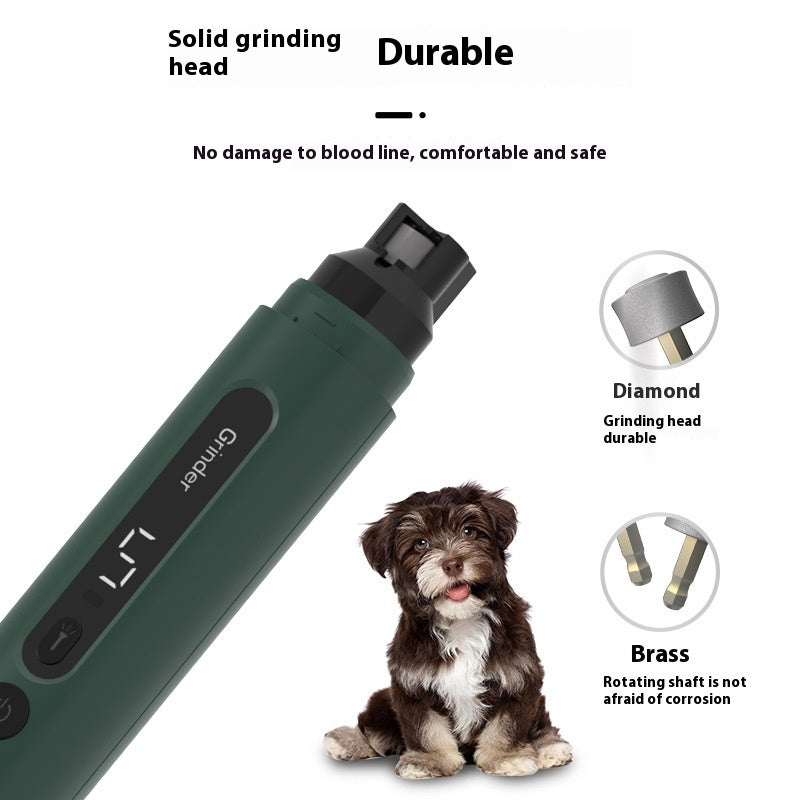 5-Speed Nail Grinder – Quiet, Powerful, Rechargeable - EzPets Shop