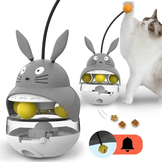 Cat Tower Feeder – With Bell & Dispenser - EzPets Shop