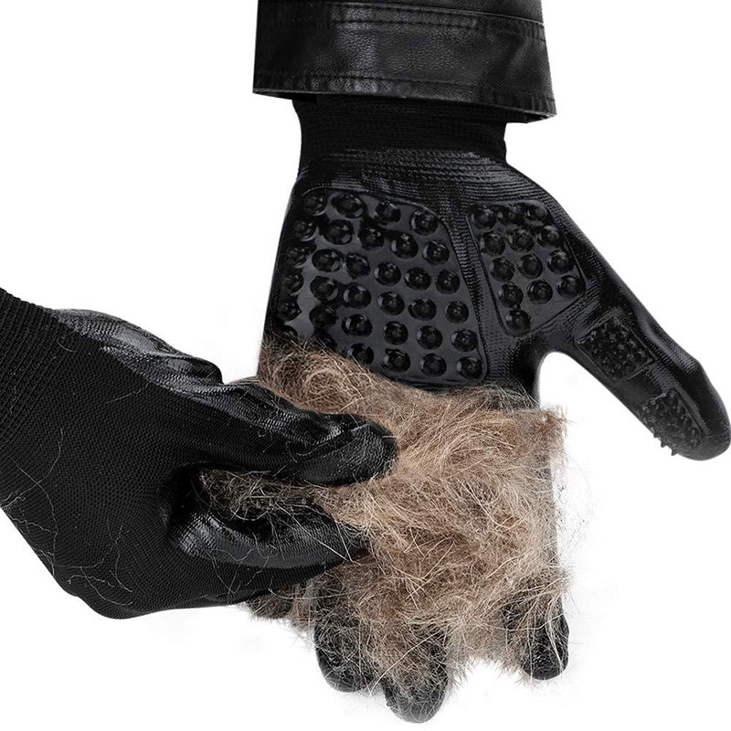 Soft Rubber Grooming Glove – Perfect for Cats & Dogs - EzPets Shop