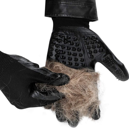 Soft Rubber Grooming Glove – Perfect for Cats & Dogs - EzPets Shop