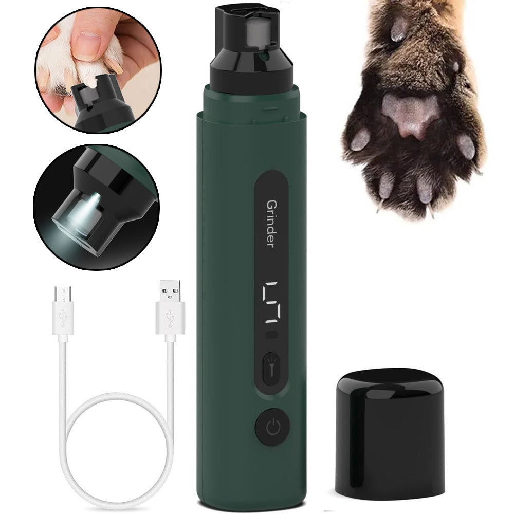 5-Speed Nail Grinder – Quiet, Powerful, Rechargeable - EzPets Shop
