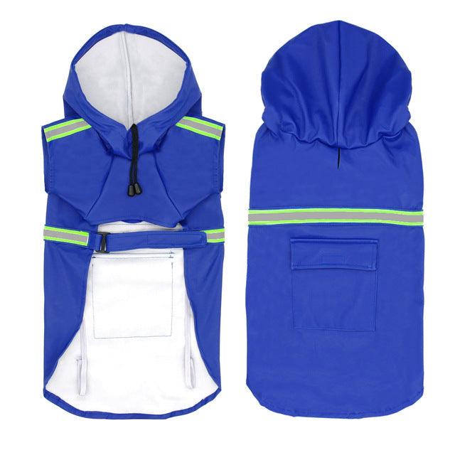 Reflective Dog Rain Jacket – Walk in Any Rain - EzPets Shop