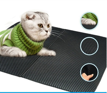 Double-Layer Mat Keeps Floors Litter-Free - EzPets Shop