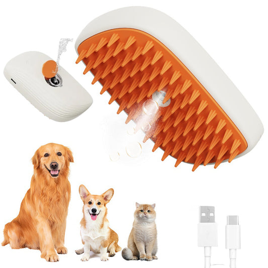 Steam Grooming Brush – Detangle, Relax, Recharge - EzPets Shop