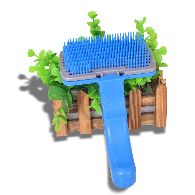 Pet Grooming Comb – Trim, Clean, Self-Cleaning Fun - EzPets Shop