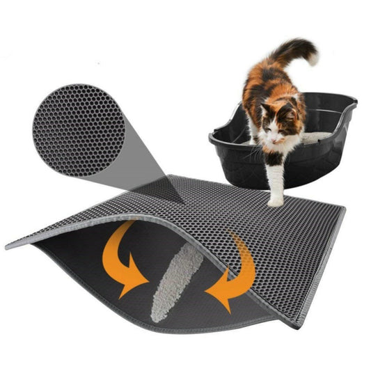 Honeycomb Waterproof Cat Litter Pad – Traps Messes Easily - EzPets Shop