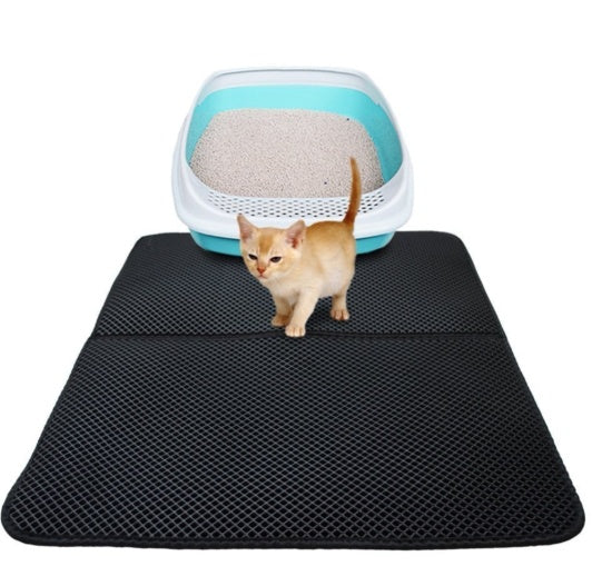 Double-Layer Mat Keeps Floors Litter-Free - EzPets Shop