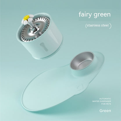 Cute Flower Pet Water Fountain - EzPets Shop