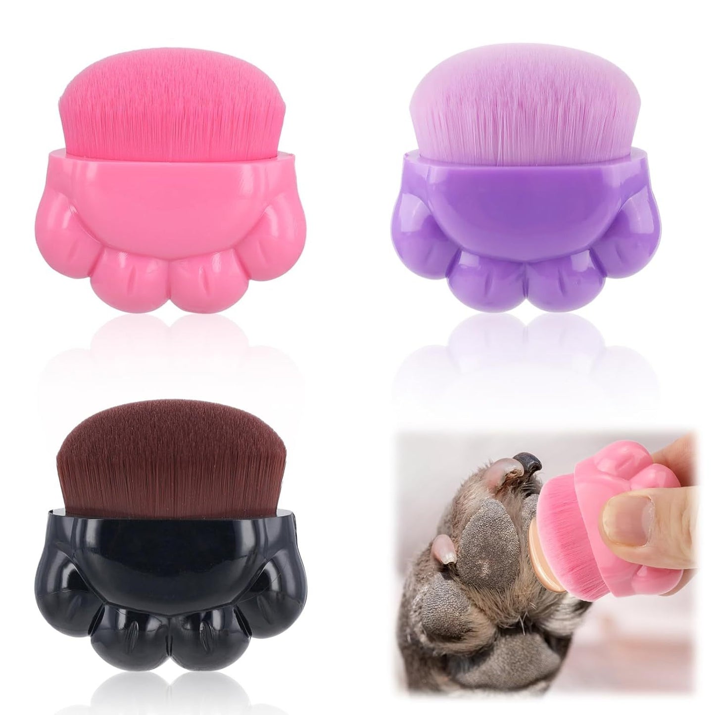 Pet Paw Balm Brush Set (3pcs) - EzPets Shop