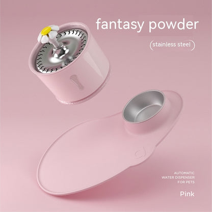 Cute Flower Pet Water Fountain - EzPets Shop