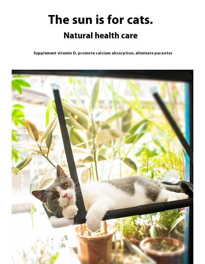 All-Season Cat Hammock – Window Nest & Rest - EzPets Shop