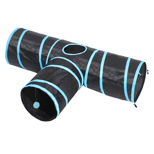 Foldable Cat Tunnel Toy – Fun & Cozy Hideaway! - EzPets Shop