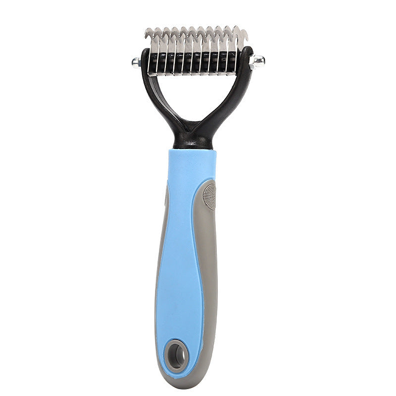 Dual-Sided Grooming Brush – Tackle Shedding with Ease - EzPets Shop
