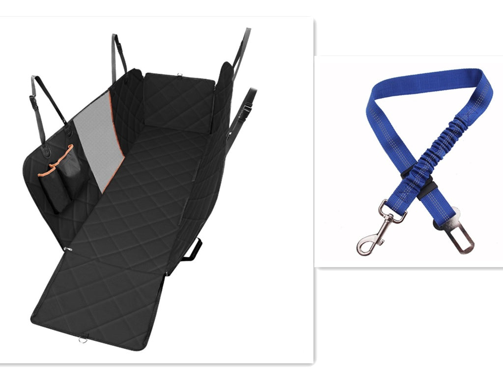 Pet Travel Hammock Seat Cover – Breathable Mesh with Zippers - EzPets Shop