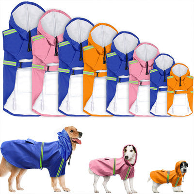 Lightweight Dog Raincoat – Reflect & Protect - EzPets Shop