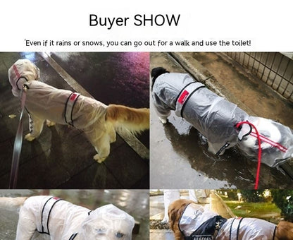Big Dog Raincoat – Built for Rainy Adventures - EzPets Shop