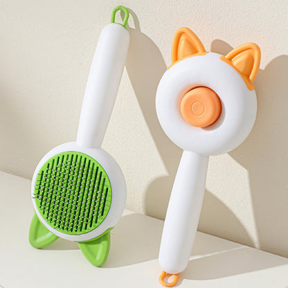 Self-Cleaning Pet Brush – Groom & De-Shed Easily - EzPets Shop